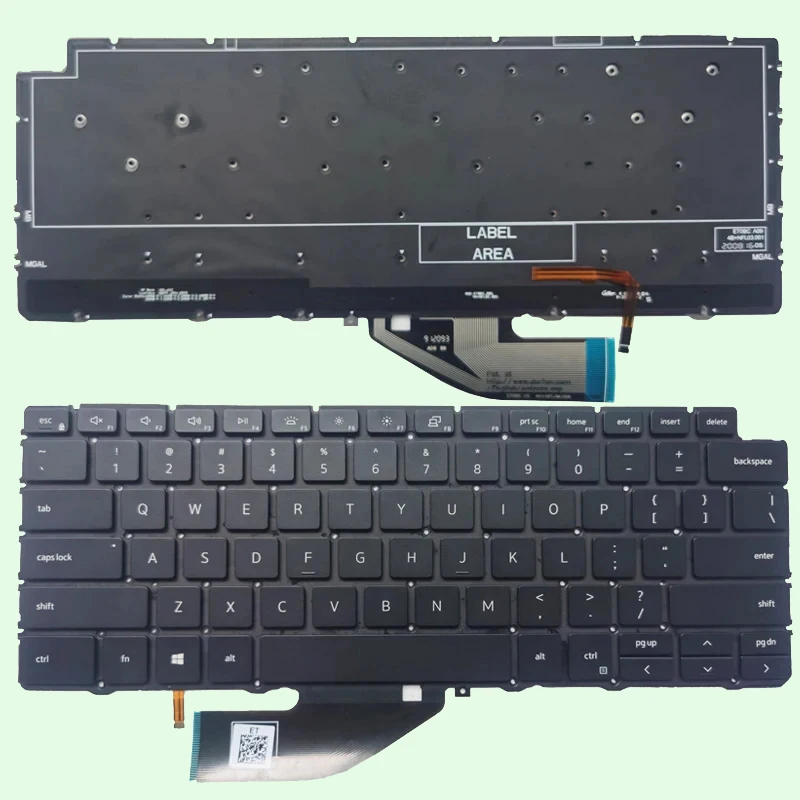 Keyboard For Dell XPS 13 7390 2-in-1 with backlit US Layout