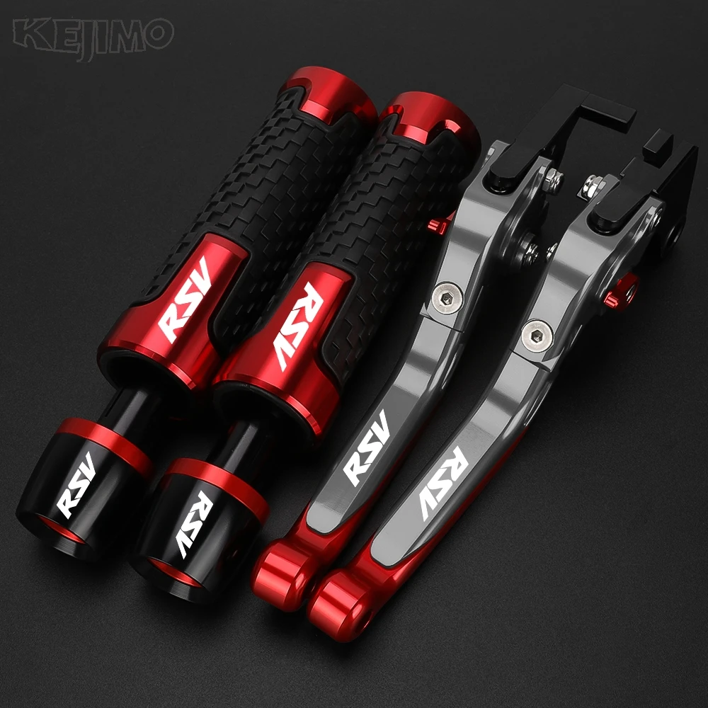 For APRILIA RSV4 FACTORY RSV4R RSV4RR 2009-2021 2022 2023 Motorcycle Brake Clutch Levers Handle Bar End Grips Caps RSV 4 4R 4RR