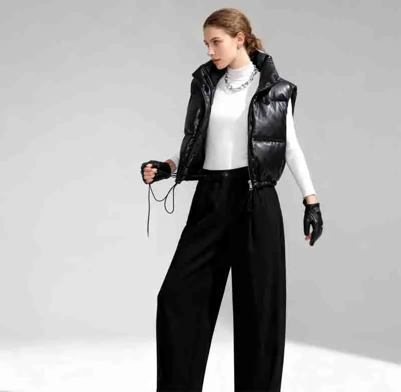 Gilet Gilet Spessi Top da donna per donna Autunno Patchwork Allentato Scuola Academia Preppy Giovane Traspirante a strati Versatile