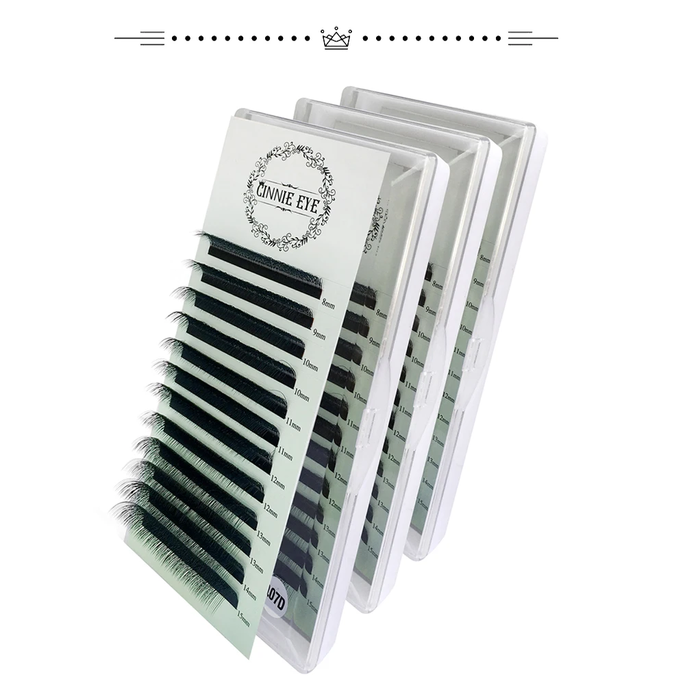 4D W Wimpernverlängerung 5D 3D Russland Volumen Wimpern Flauschige vorgefertigte Fächer Kleeblatt Nerz Faux Cil Lashes Dolly Hybrid Wimpern 3D Cilios – Detail 13