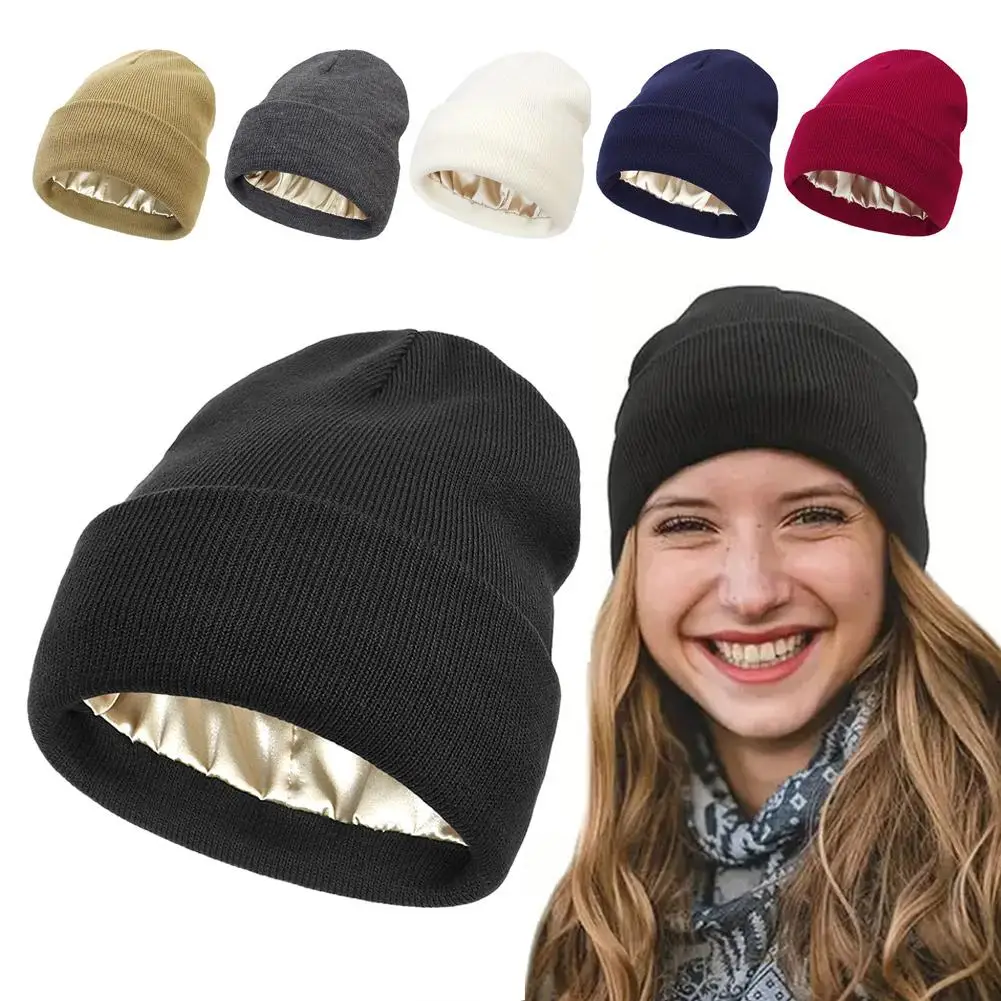 Double Sided Wool Knit Hat Unisex Winter Beanie With Thickened Warmth And Exquisite Craftsmanship For Keeping Cozy H4a3