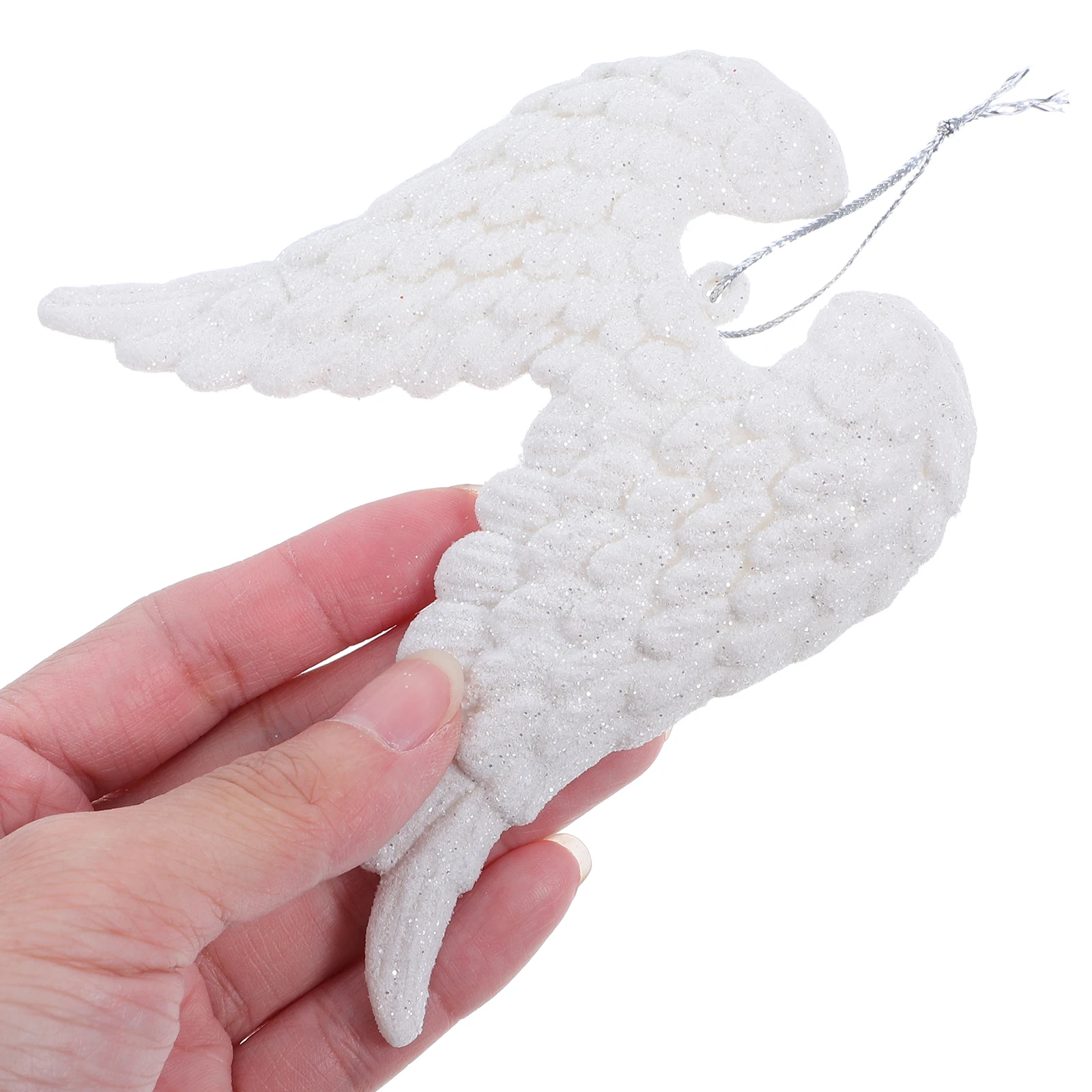 3 قطعة المعلقات جناح الملاك شجرة عيد الميلاد الديكور الملاك الجناح ديكور الملاك الجناح قلادة (لون عشوائي)