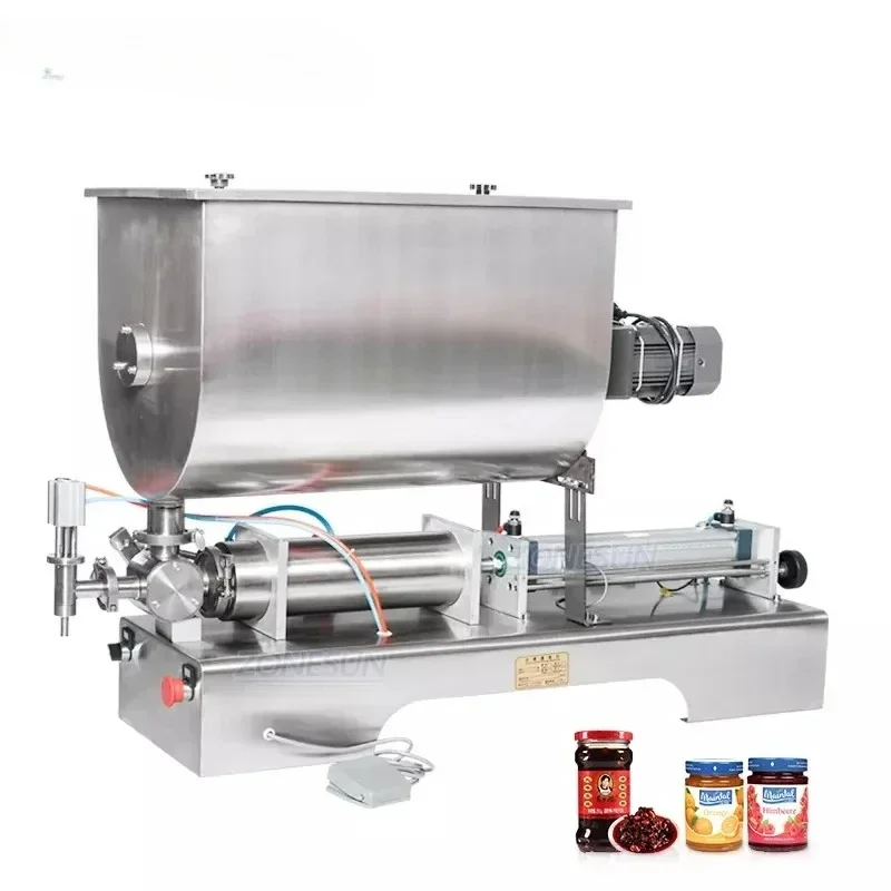 

ZONESUN Mixing Filling Machine Gel Cosmetic Hand Sanitizer Honey Paste Cooking Oil Cream Bottle ZS-GTU1