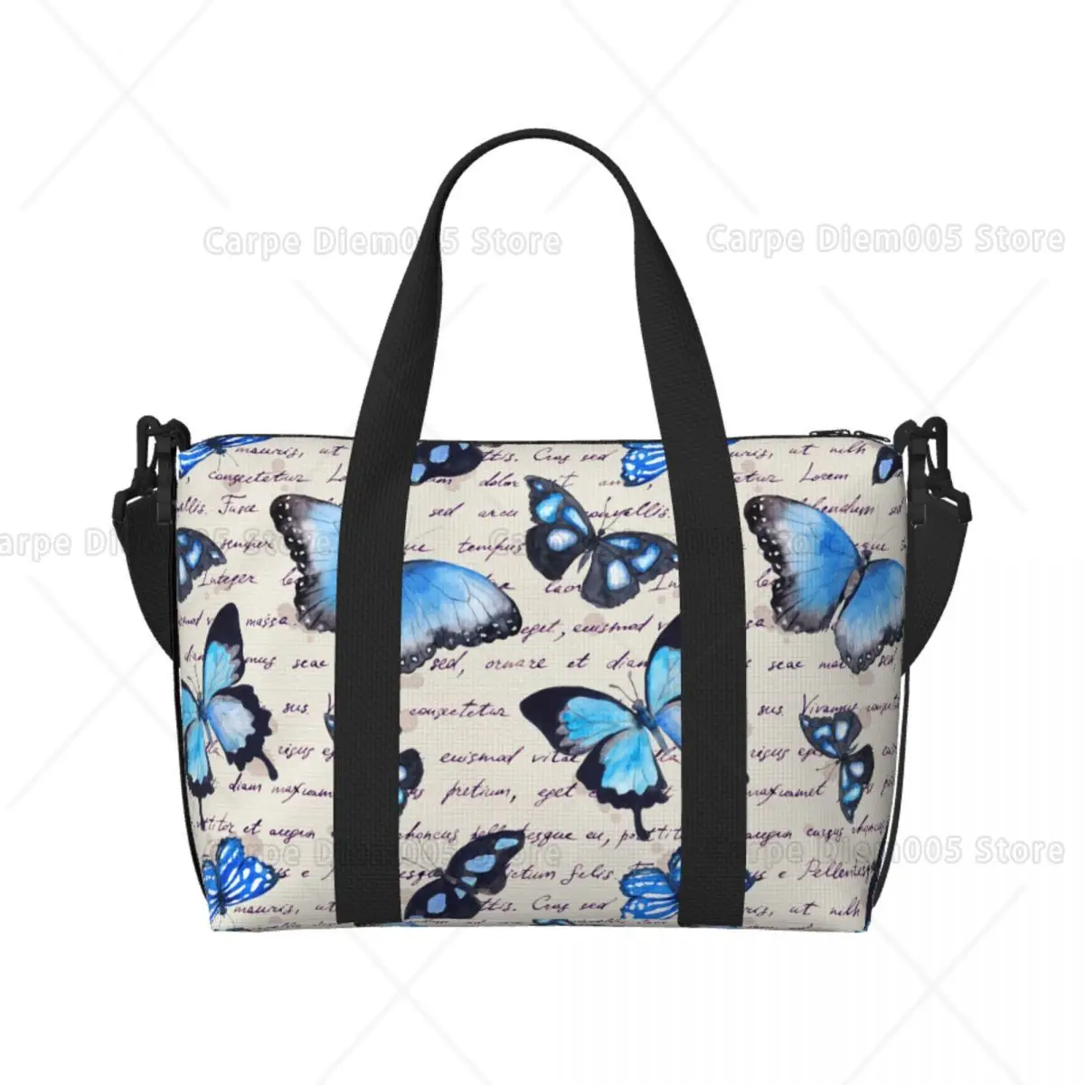 

Butterfly Retro Travel Bag Multipurpose Weekender Overnight Bags Unisex Casual Waterproof Luggage Hand Bags