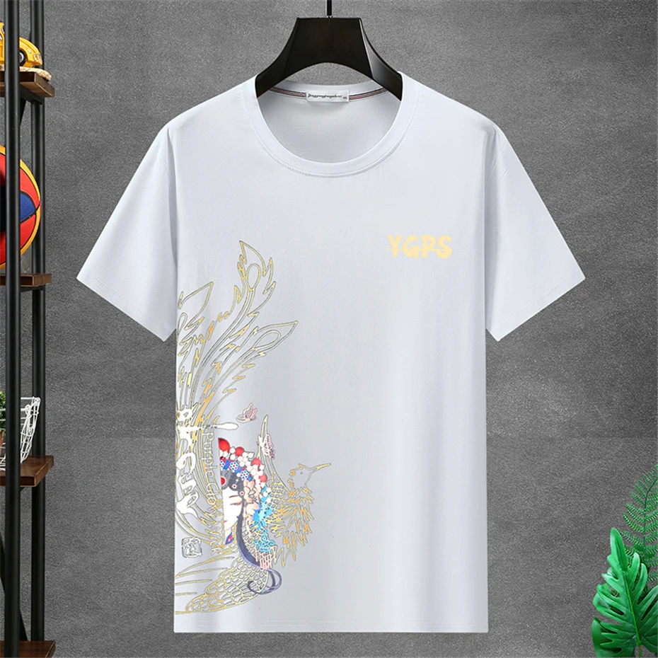 12XL Plus Size T-shirt Men Summer Short Sleeve T Shirt Big Size Tops Tees Male Casual Print Tshirt 12XL