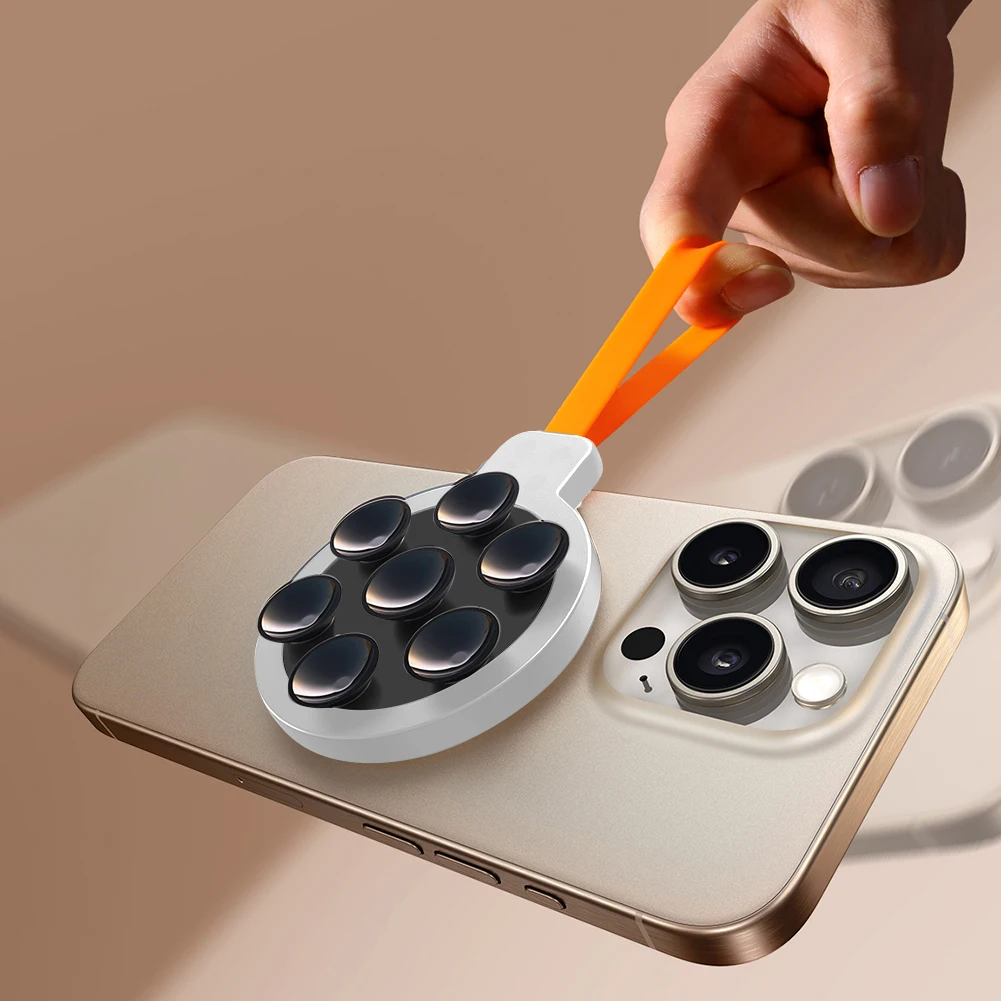 Magnetic Suction Cup Phone Mount for TikTok Videos and Selfies Silicone Suction Phone Case Grip Holder Stand for iPhone 15 14 13 image 4