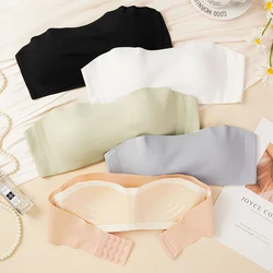 Reggiseno senza spalline Sexy da donna reggiseni Wireless Push Up Beauty Back Bralette invisibile senza cuciture antiscivolo senza spalline Lingerie da donna