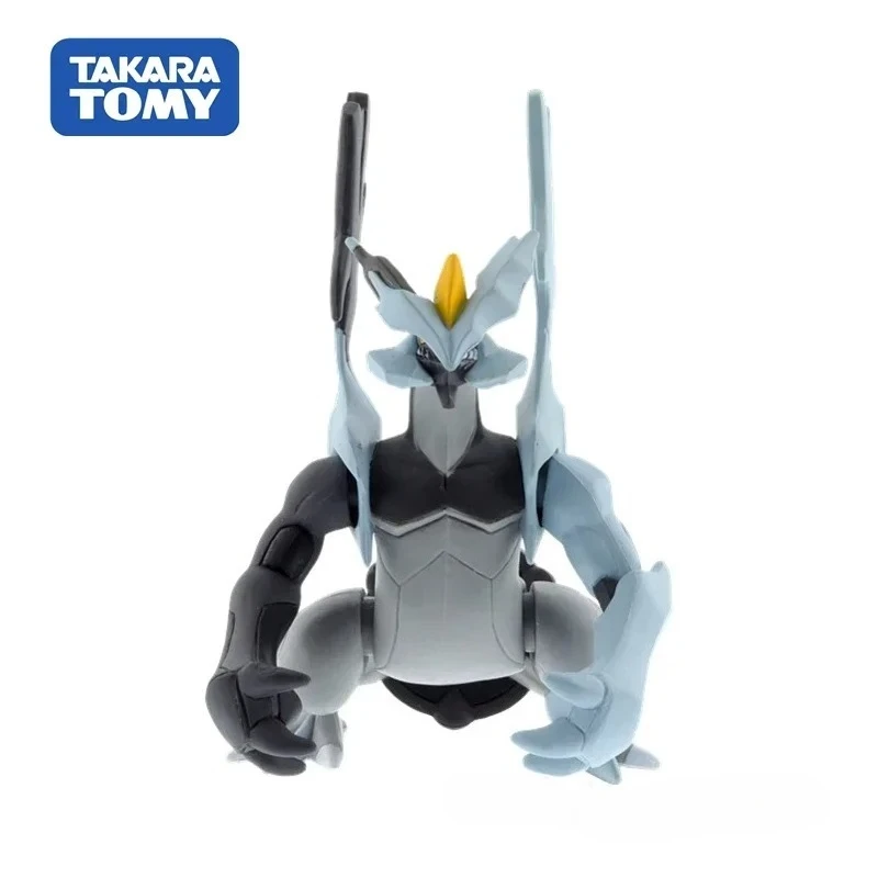 En stock, Takara Tomy Tomica Pokemon Pocket Monster Collection MonColle ML-11 Black Kyurem, figura de anime, juguete, adorno de escritorio, regalo