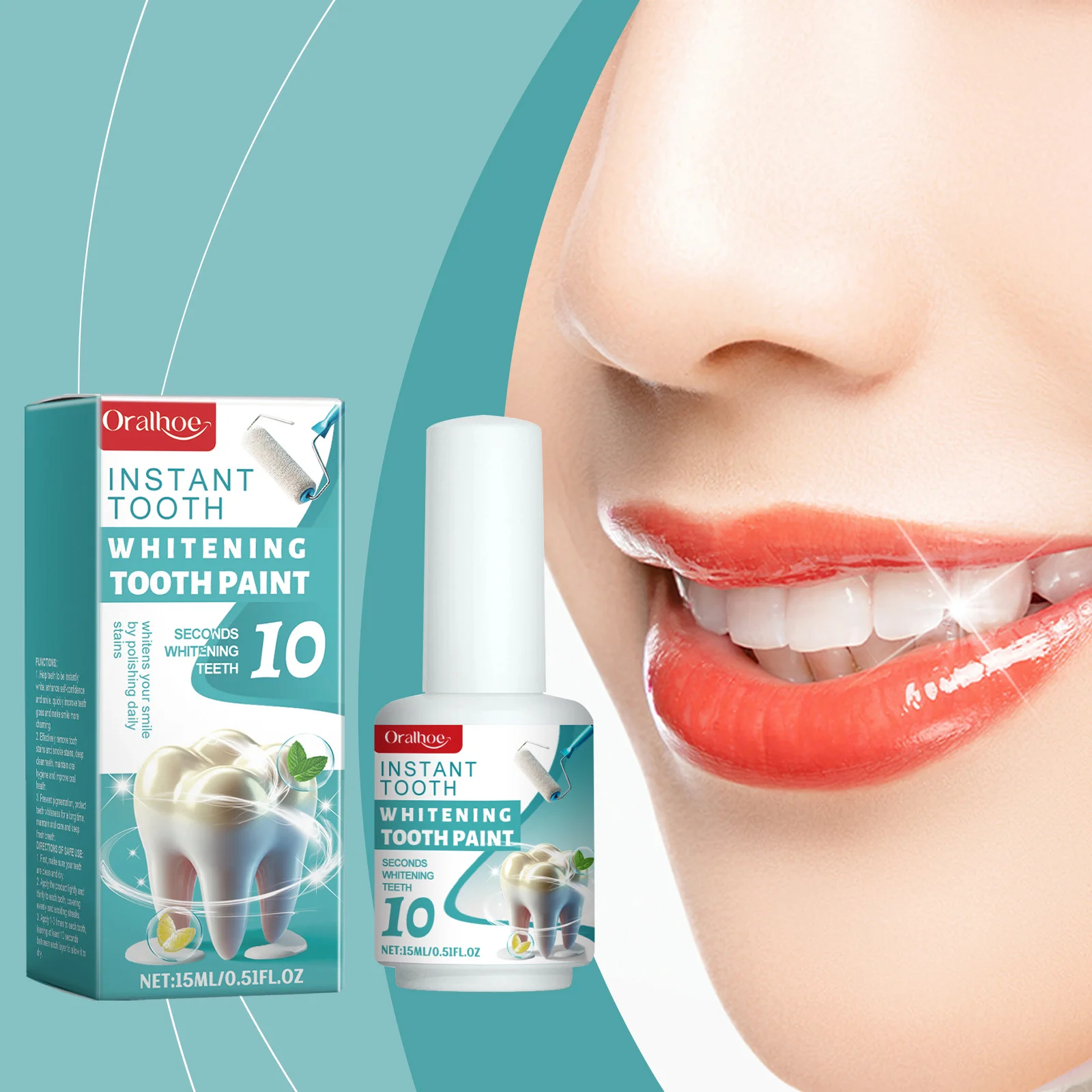 Teeth Whitening Paint Cleaning Stains Tartar Prevent Pigmentation Improve Dullness Dental Brightener Fresh Oral Odor Care Tools