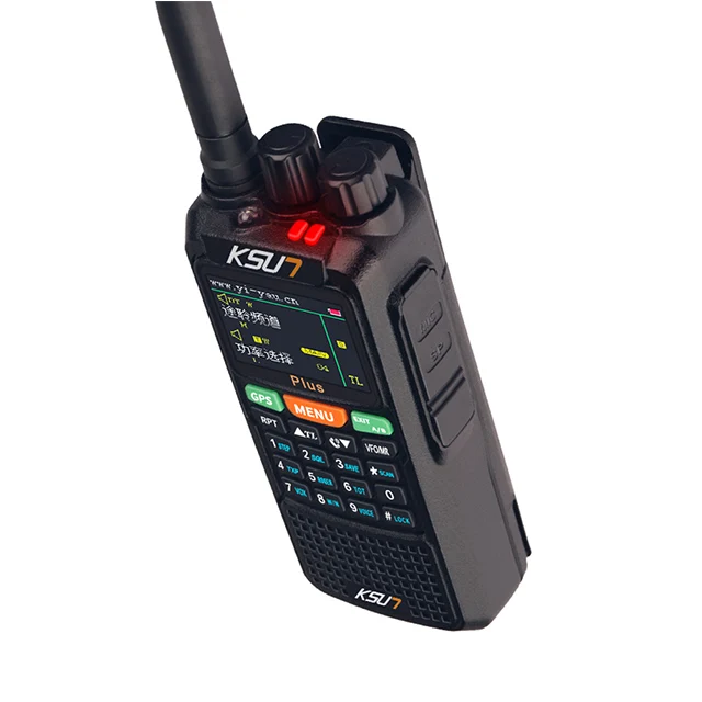 KSUN GPS High-Power10W 6000mAh Walkie Talkie 50 KM CB Interfono Walkie-Talkie portatile