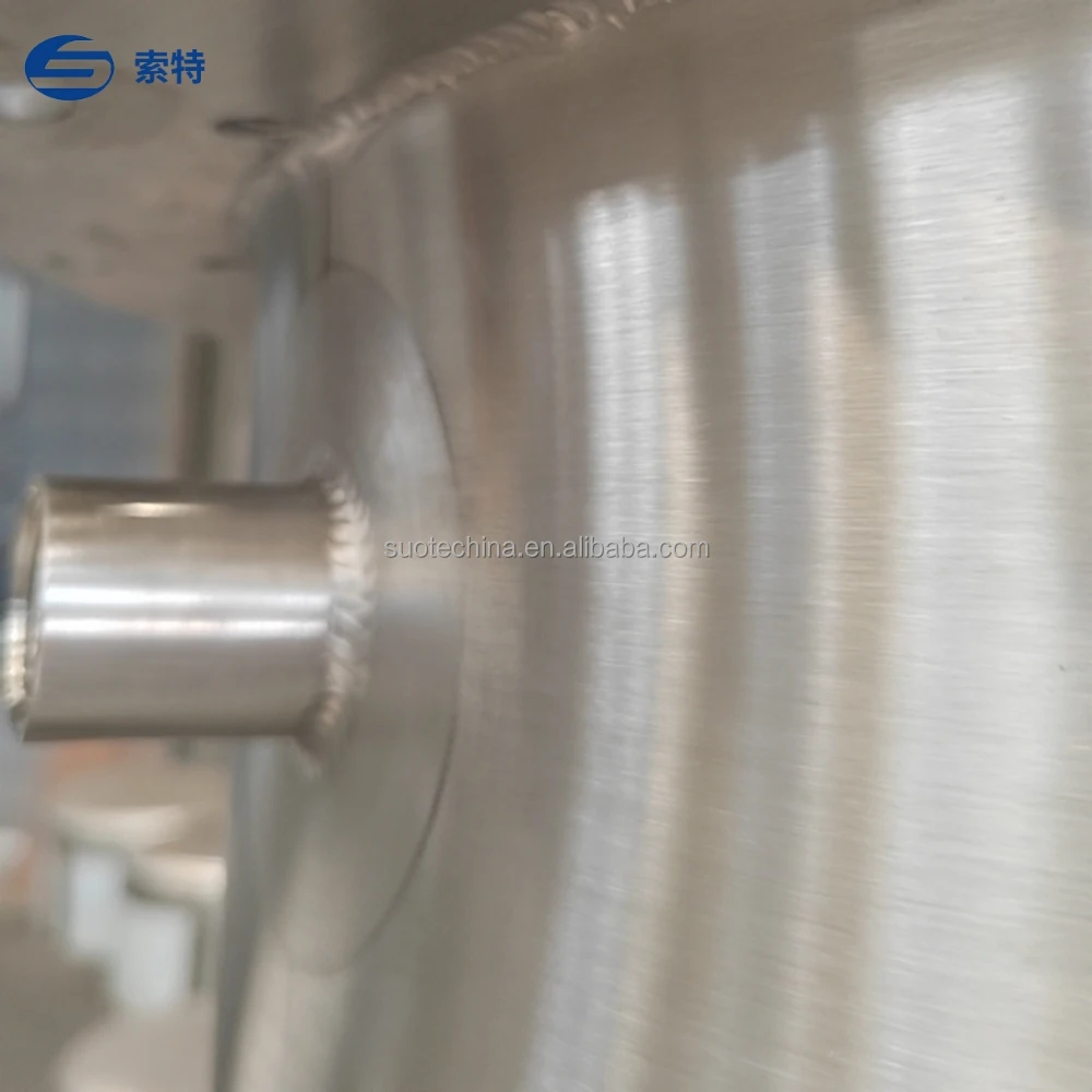 Cristallizzatore continuo per piante di zucchero per uso alimentare da 500 litri ad alta efficienza per una produzione alimentare efficiente