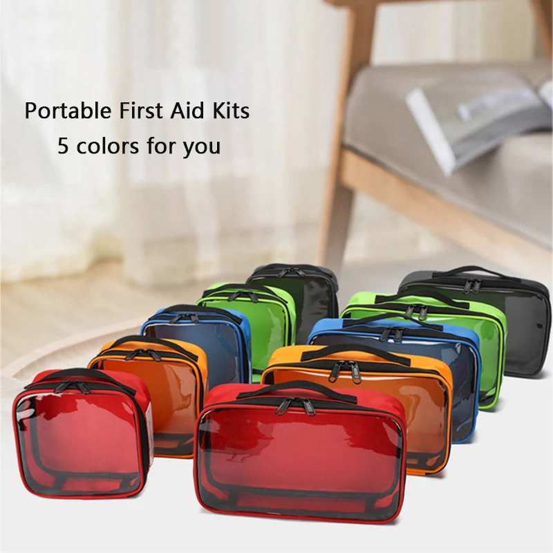 

Outdoor First Aid Kits Portable Medical Storage Bag Large Capacity Oxford Home Medicine Pill First Aid Kit Medical Emergency