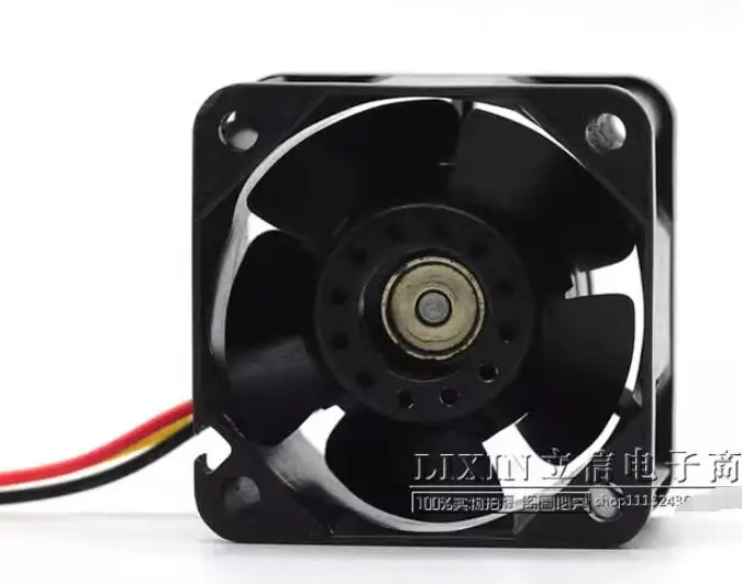 SANYO DENKI 109P0412J3123 DC 12V 0.35A 40x40x28mm 3-Wire Server Cooling Fan