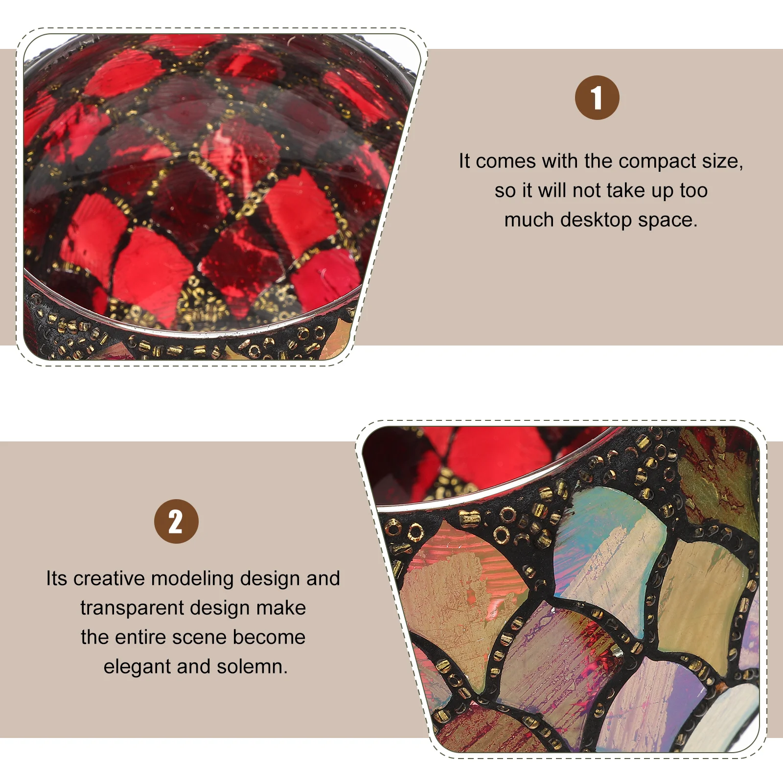 

Glass Tealight Holder Bowl Design for Home Office Bedroom Bathroom Dining Room Decorative Votive Holder