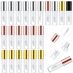 10 stks/partij Lege 2 ml Clear Lipgloss Buis Hervulbare Mini Lippenbalsem Flessen Lippenstift Containers voor Reizen Vrouwen Meisjes DIY make-up