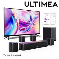 ULTIMEA 7.1 Channel Sound Bar System for TV with 4 Surround Speakers, App Controlled Virtual Surround Sound, Home Theater Audio