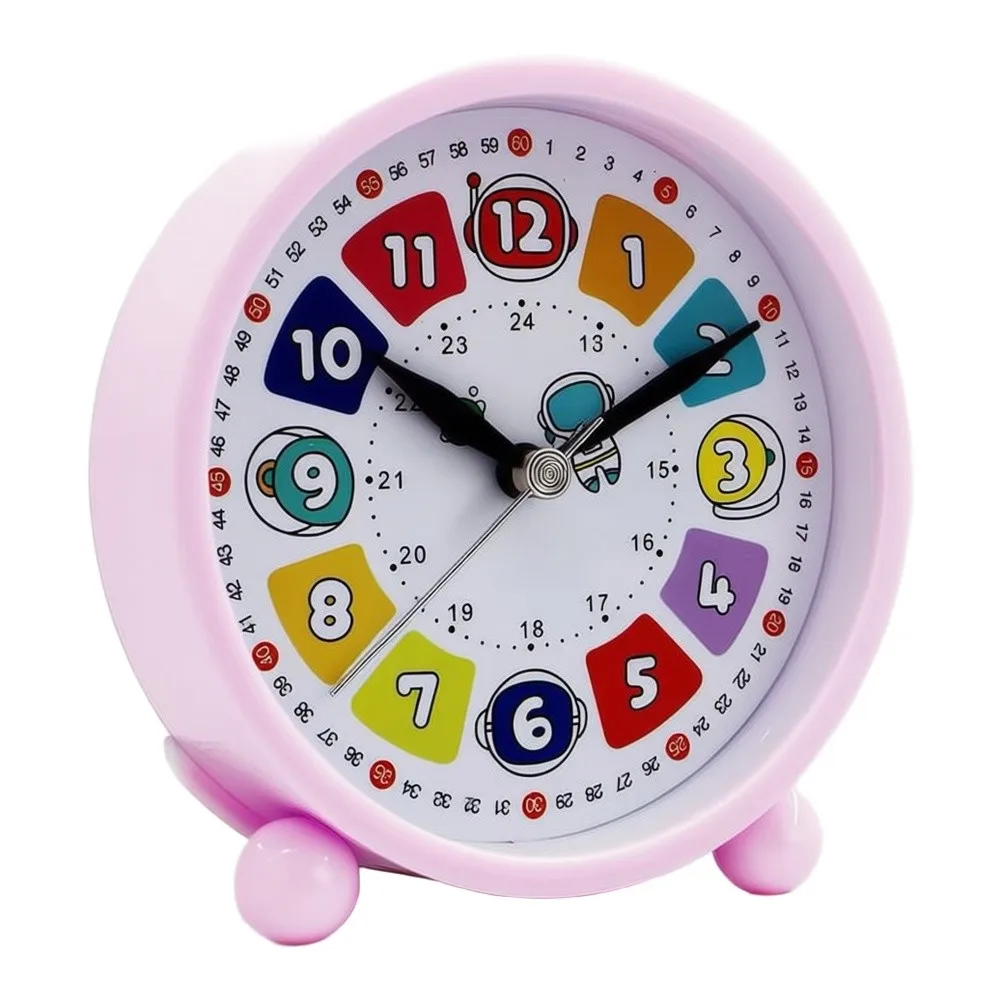 Learning Time Tool for Students Featuring Silent Movement and for Clear Visual Display to Aid Time Awareness in Settings