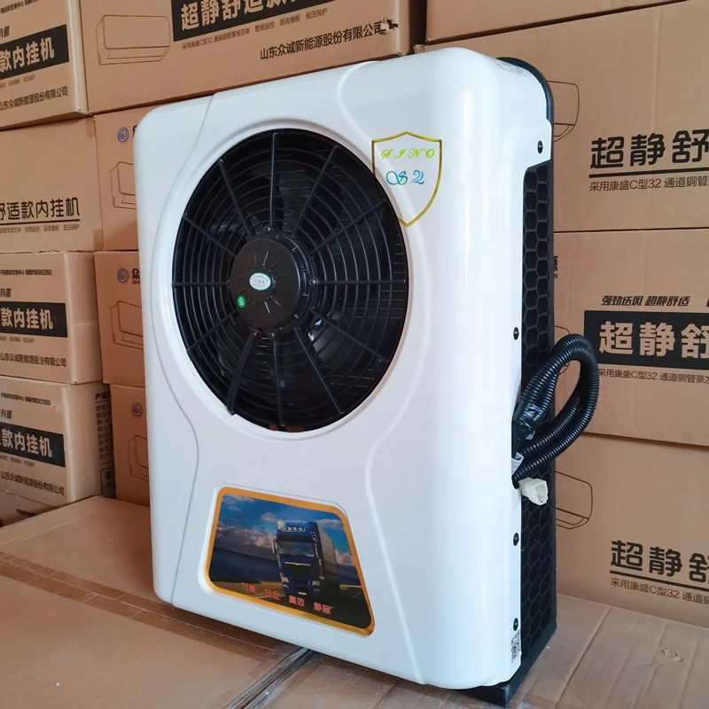 24 فولت شاحنة نائمة وقوف السيارات برودة التيار المتناوب عدة سيارة 12 فولت ضاغط جرار كهربائي مكيف الهواء الكابينة #3