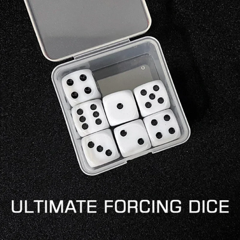 Ultimate Forcing Dice Close Up Magic Trick Force A Number Magia Magie Magcian Prop Accessory Illusion Mentalism Gimmick Tutorial