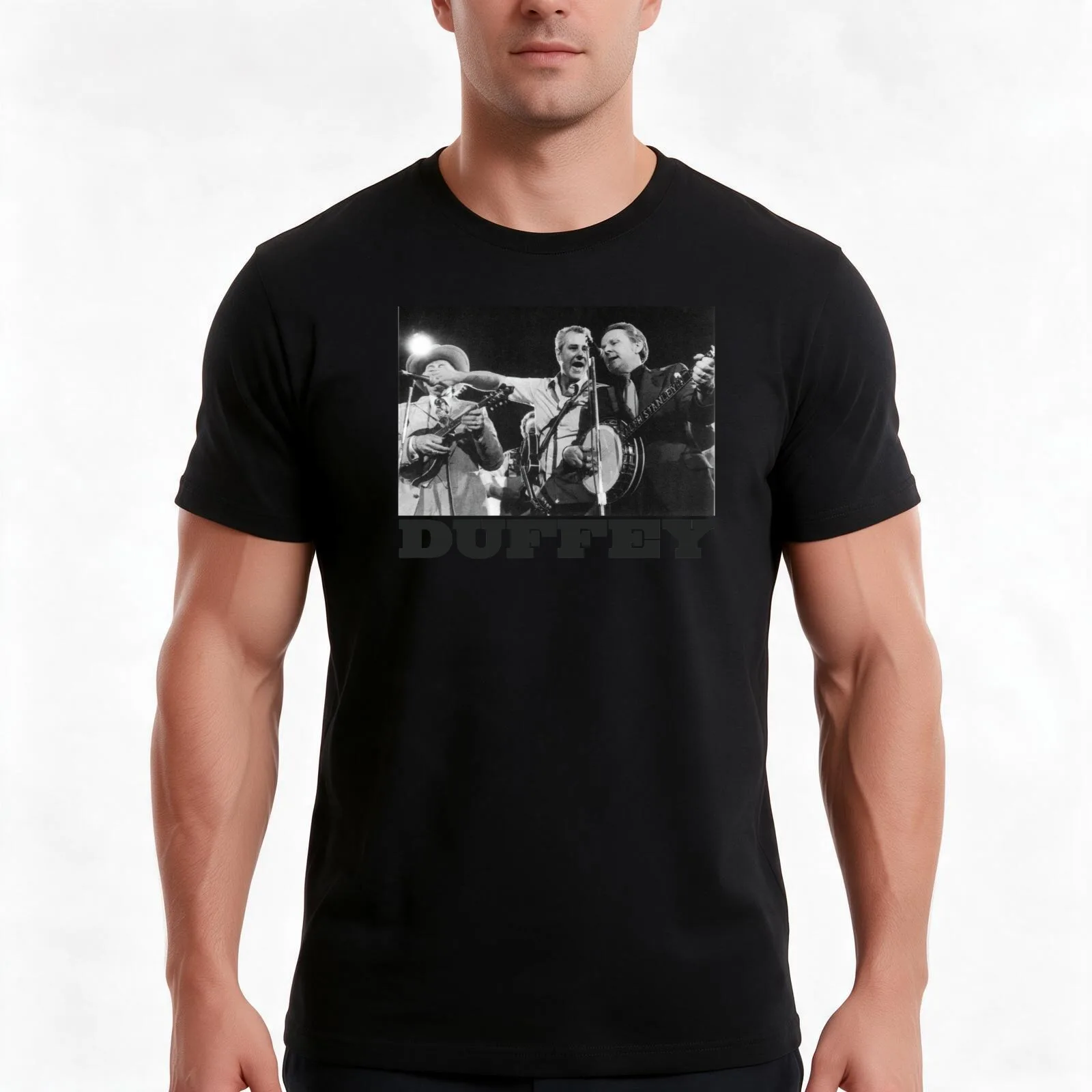 The Seldom Scene - John Duffey - Bluegrass Men T Shirt funny t shirts cotton