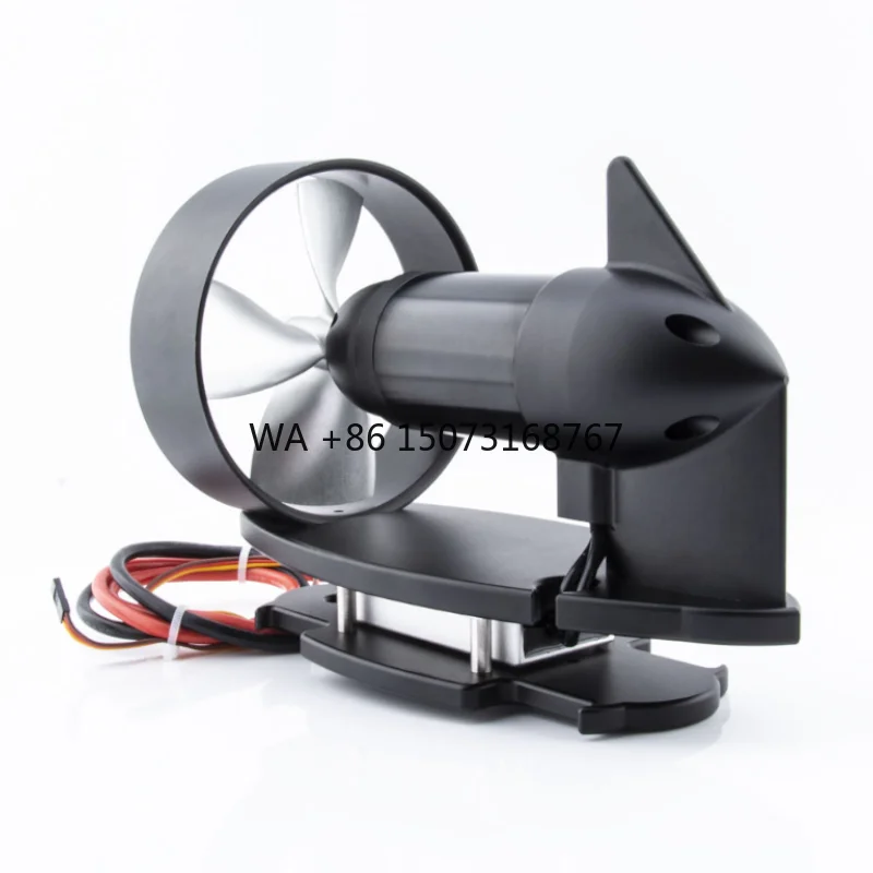 

Полностью металлический водонепроницаемый бесщеточный двигатель 50 В, 1200 Вт для морского/подводного подруливающего устройства — тяга и ШИМ-управление 20 кг