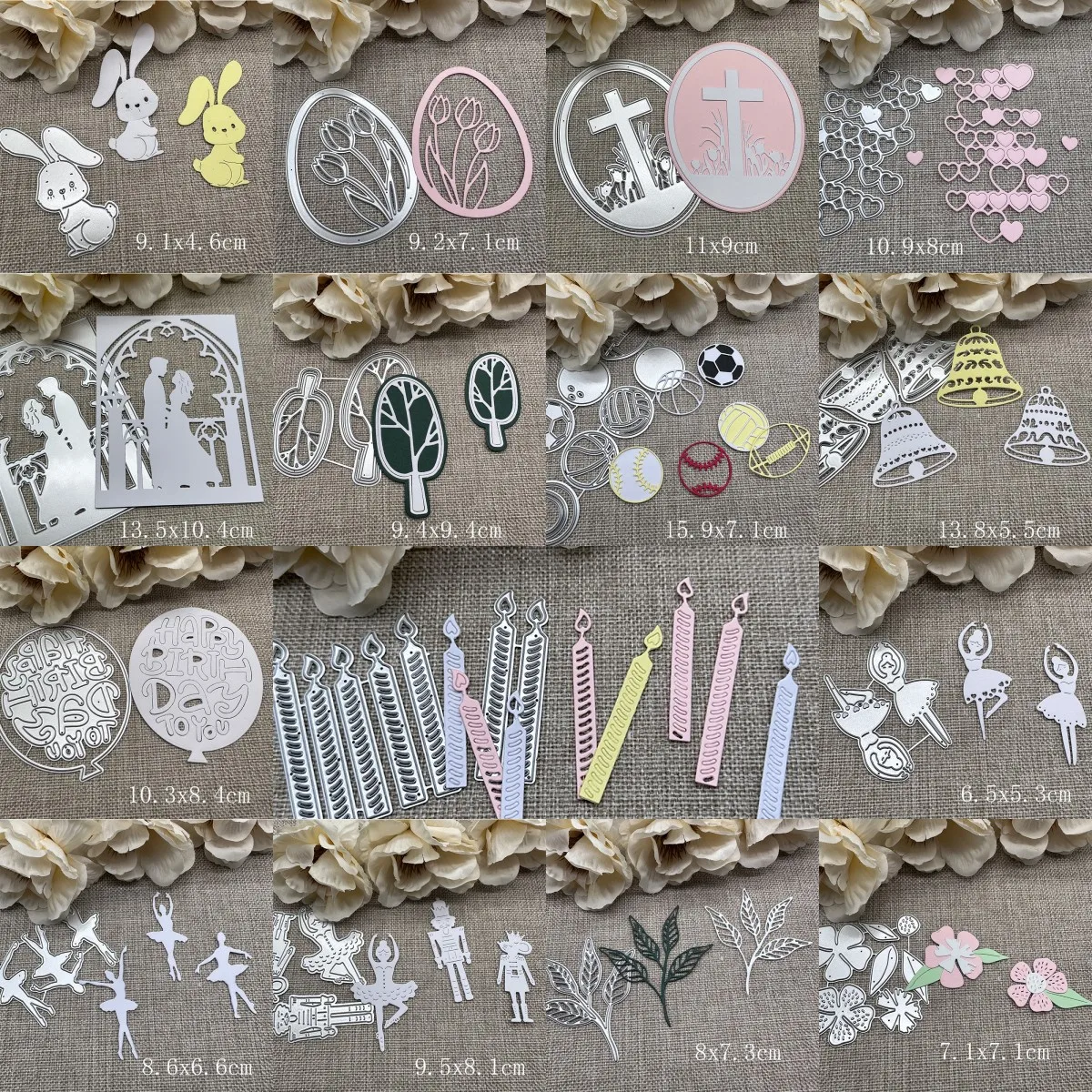 New girl rabbit cross Metal Cutting Dies Stencils For DIY Scrapbooking Decorative Handcraft Die Cutting Template Mold