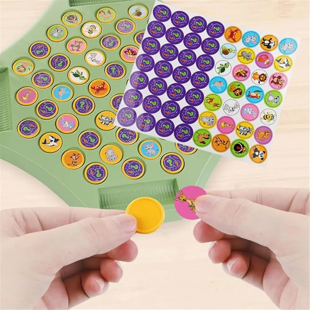 Fruit Flip Memory Game Memory Flip Chess with 60 Patterned Cards with Chessboard Flip Chess Memory Game Concentration Training