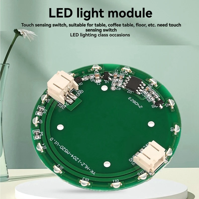 ABMR-DC 24V 5A Touch Sensor Module For Making Blue LED Touch Sensitive Smart Epoxy River Table With Cable