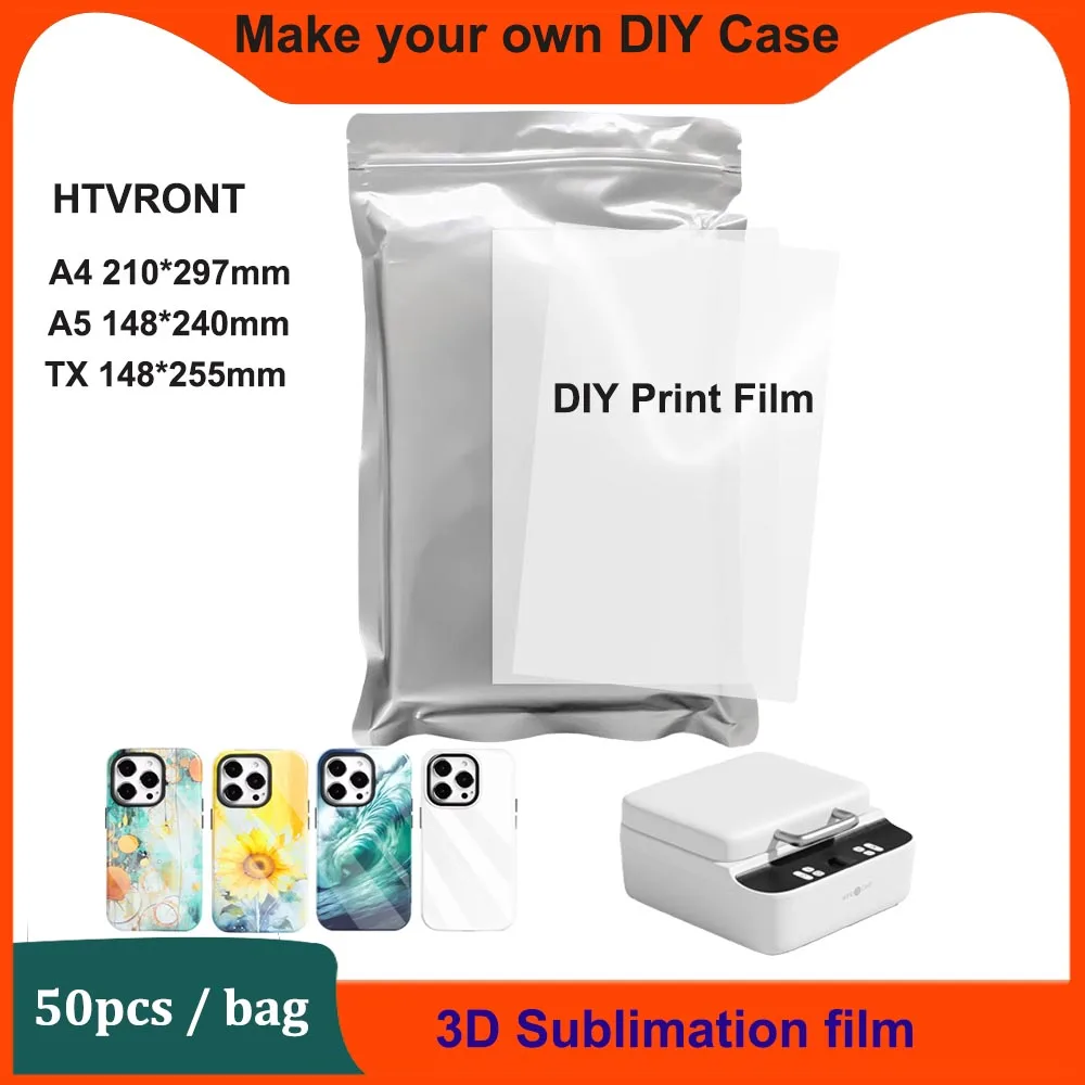 

HTVRONT TL-X9 3D-сублимационный чехол с машинной печатью, чехол для телефона с индивидуальной печатью для iPhone 17 pro 17promax, чехол на заднюю панель на заказ