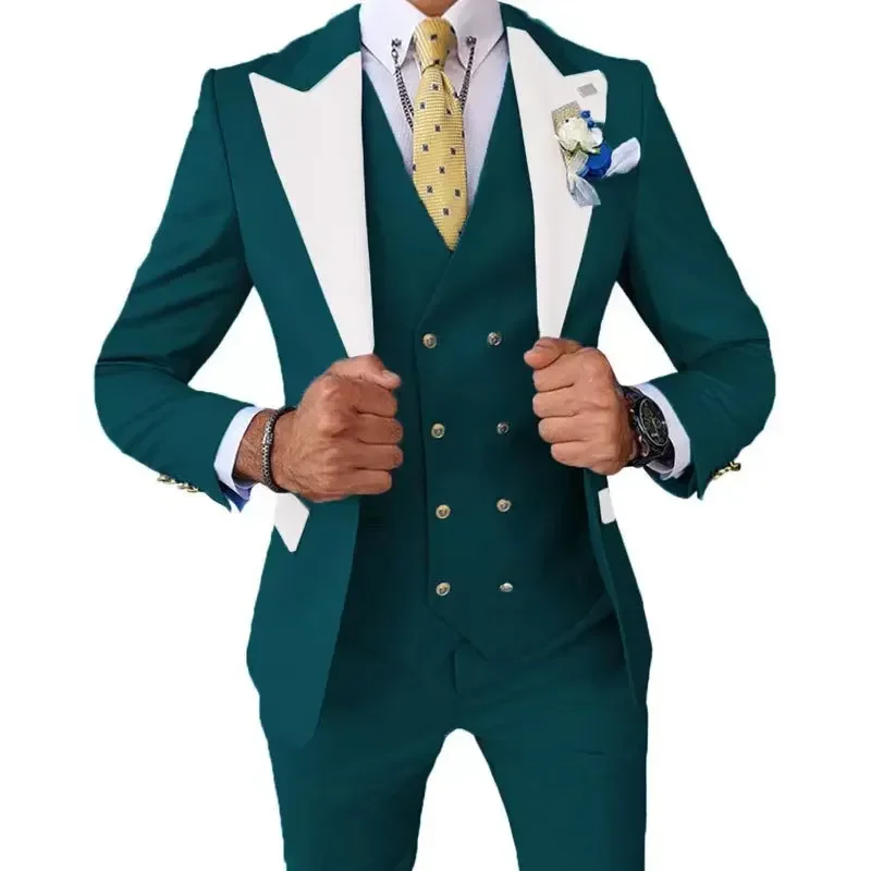 New Arrival 2024 Men\'s Formal Suit with Plus Size Options for Wedding Parties Trajes Elegante Para Hombres Trajes De Hombre