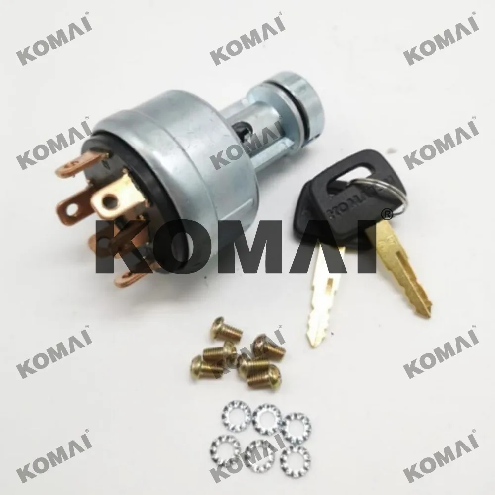 

XOJOX для экскаватора Komatsu PC60 PC120 PC200 PC210 PC240 Выключатель зажигания 201-06-21510 Запчасти для экскаватора