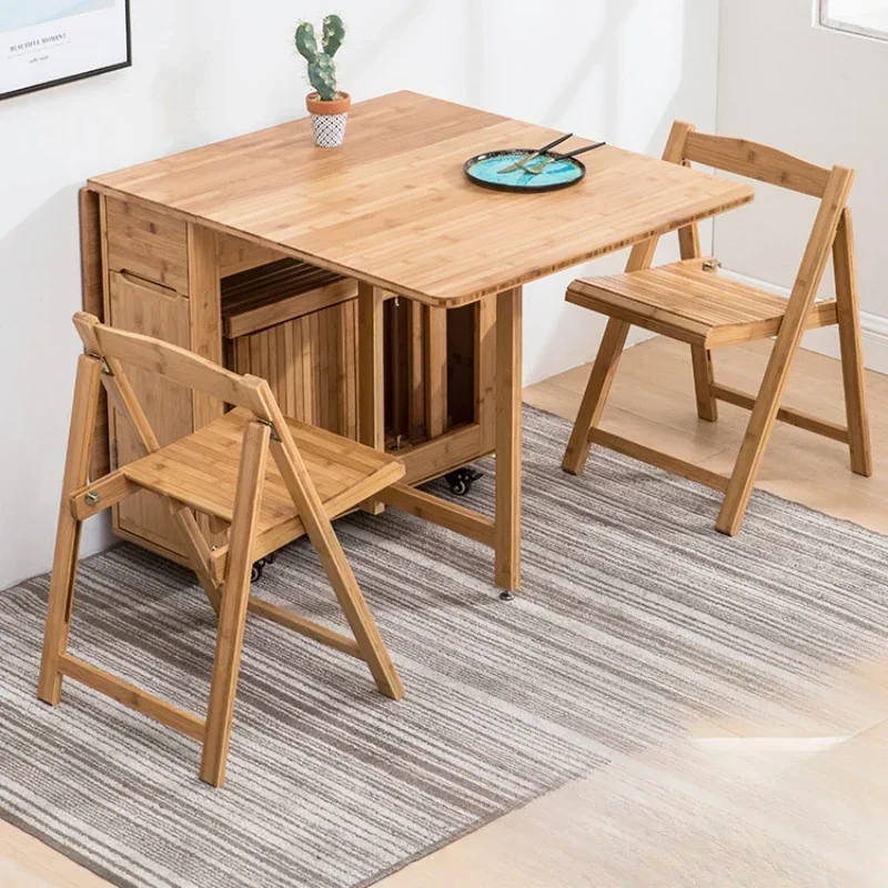

Rectangular Table Simple Dining Small Apartment Dining Wall Folding Chair