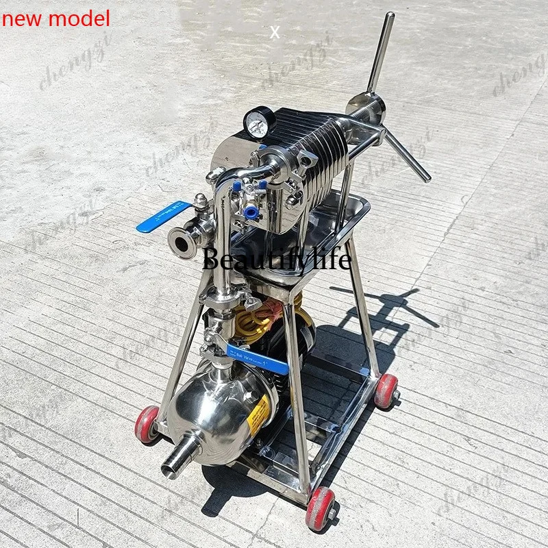 Oil Fine Filtration Residue Press Peanut Sesame Automatic Separator Rapeseed Residue Separator Equipment Filtering MachineDD182
