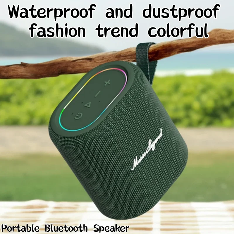 50W Mini Subwoofer Audio Small Portable Outdoor Waterproof Audio Card Insertion Stereo Caixa De Som Bluetooth Speaker Soundbar