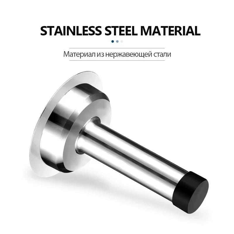 ZEXEF الفولاذ المقاوم للصدأ المطاط الباب سدادة توقف المضادة للتصادم الباب شفط سدادات الباب العلوي عازلة جدار واقية #5