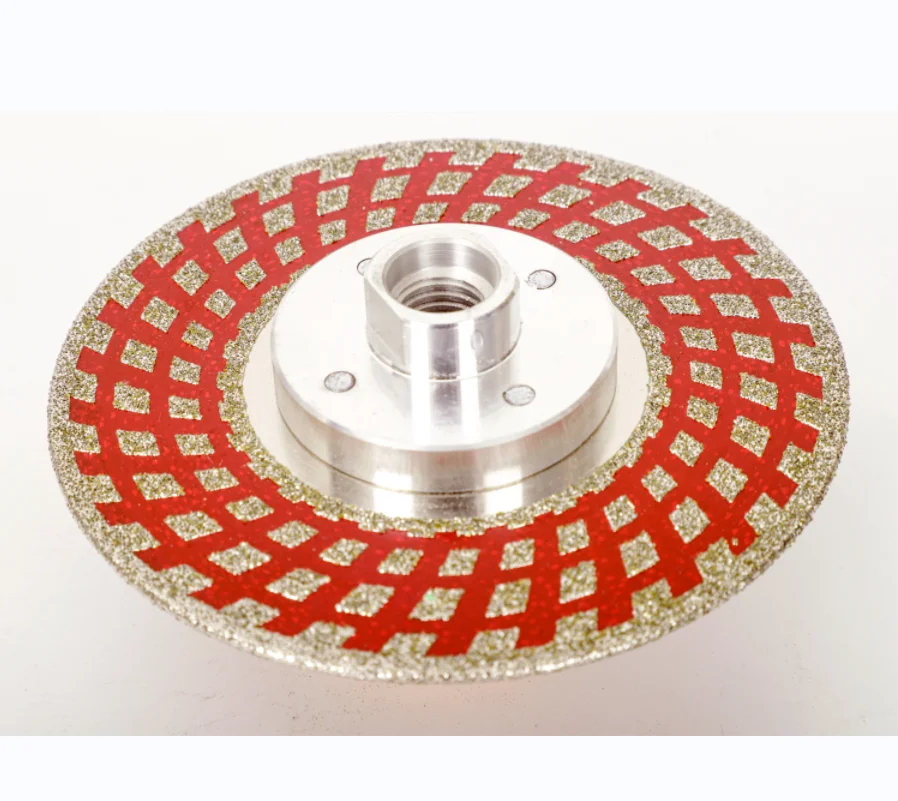 115mm Electroplated Diamond Saw Blade Galvanized Diamond Cutting And Grinding Disc Both Sides For Marble Granite Ceramic Tile