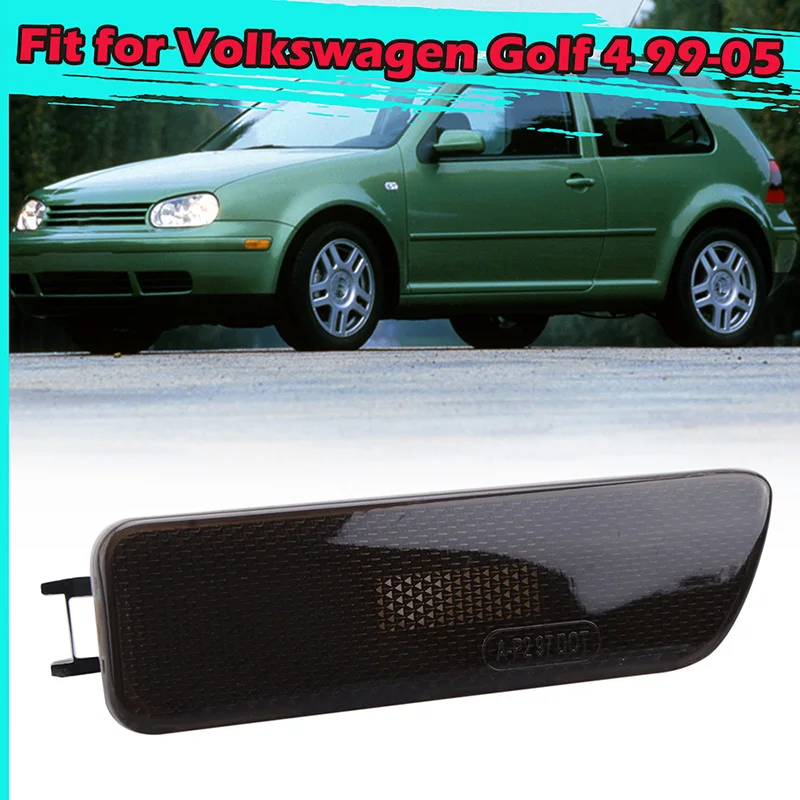 Rhyming Car Front Bumper Side Marker Lights Indicators For VW Golf Jetta Bora MK4 IV 1999-2004 2005 Black Exterior Accessories