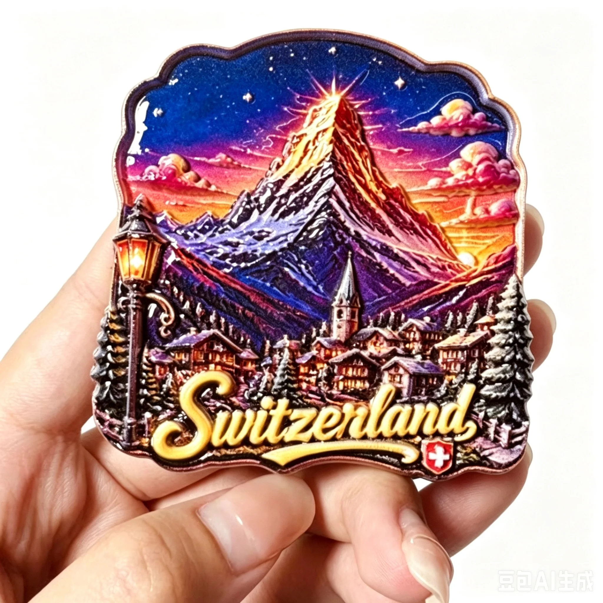 Europe Switzerland 3D Fridge Magnets Tourism Souvenir Refrigerator Magnets Sticker