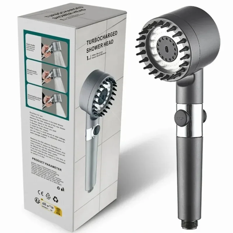 Shower Head High Pressure Head Rainfall High Preassure Water  Saving Bathroom Accessary Pressurized Nozzle Universal Adaptation
