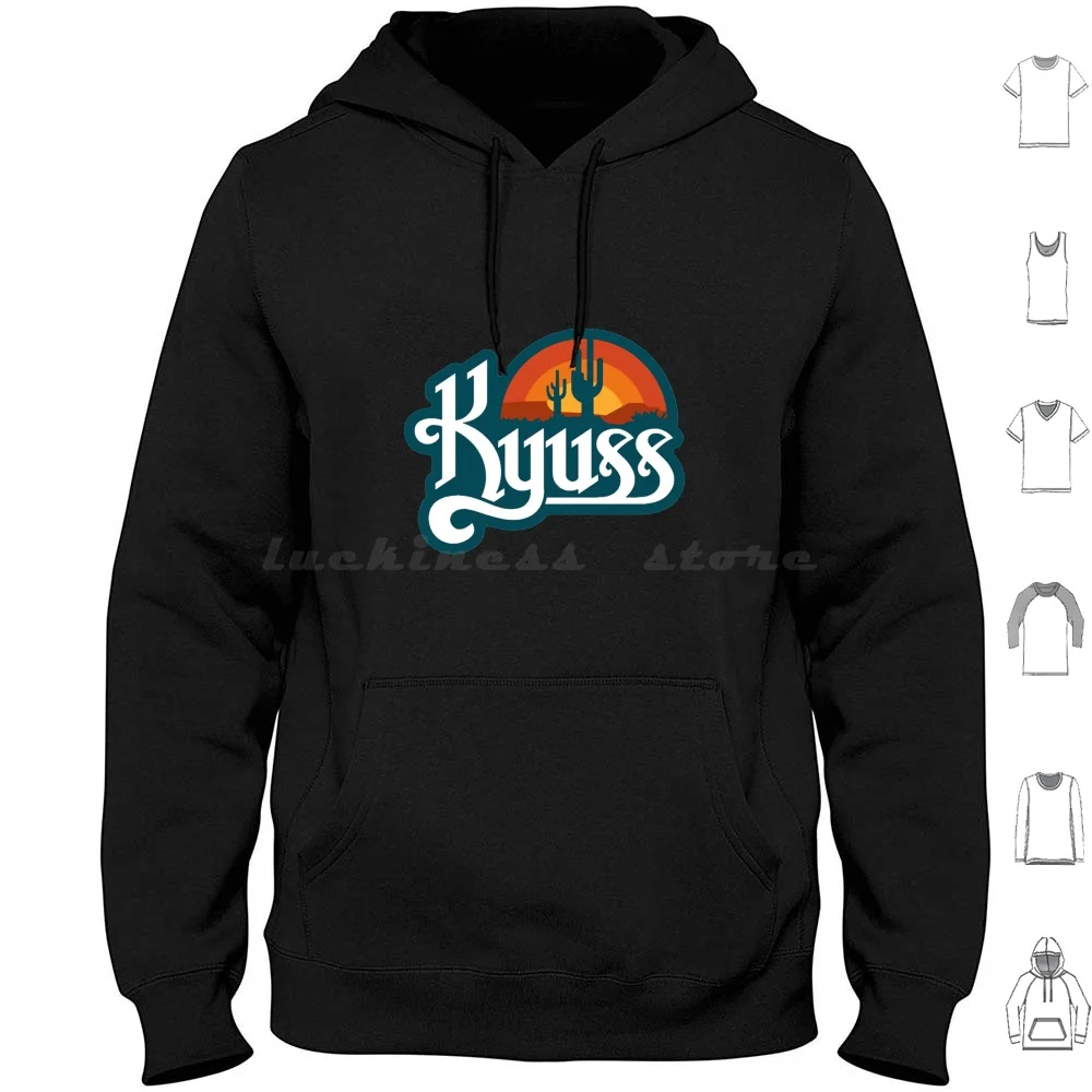 Y las hojas de circo Town Rock Band regalo Fan sudaderas con capucha de manga larga y las hojas de circo Town Band Fan Kyuss Stoner