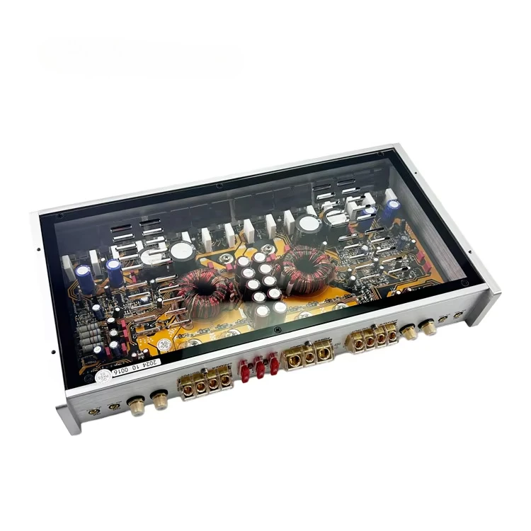 Aluminium Alloy RMS power 150Wx4CH@ 4Ω 4 Channel Car Amplifier with Full Range High Quality Car Audio Amplifier for Car Speakers