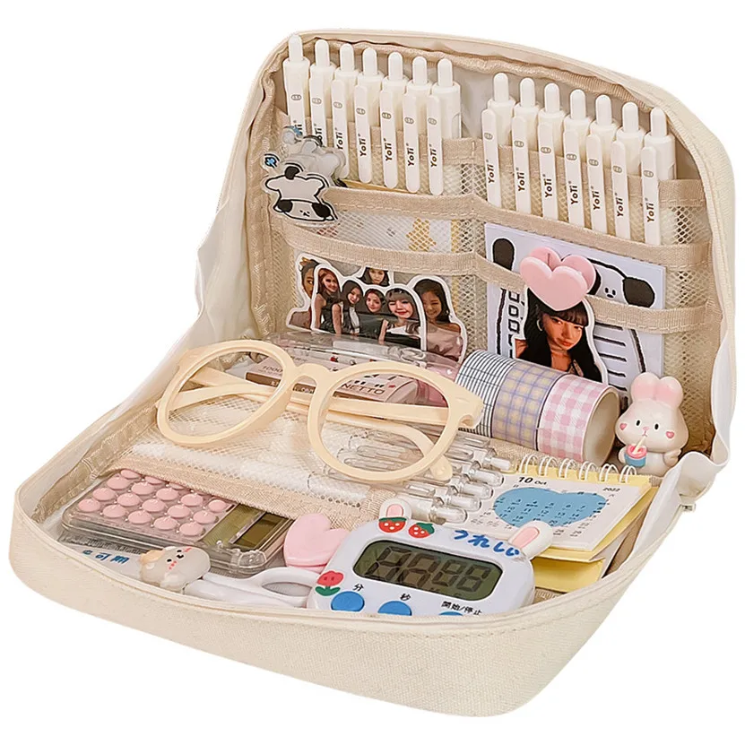 

Женский карандаш, дневной карандаш, вместительные сумки для хранения, корейские канцелярские принадлежности, большие школьные принадлежно...