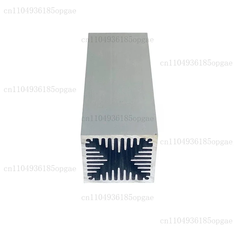 Triode Heat Sink Wind Tunnel Heat Dissipation Customization High-power Air-cooled Radiator Profile 40 * 40 * 100 Electronic