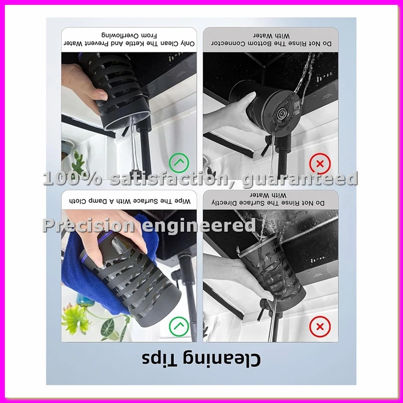 

Electric Milk Frother with Non-Stick Coating for Hot and Cold Milk Frother,Automatic Shut-Off,for Coffee,Milk Eu Plug-AD23