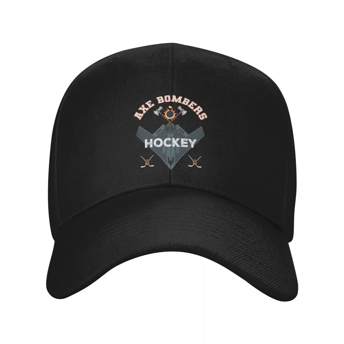 

Axe Bombers Hockey Team Baseball Cap Funny hats Golf Cap custom Hat Male Women's