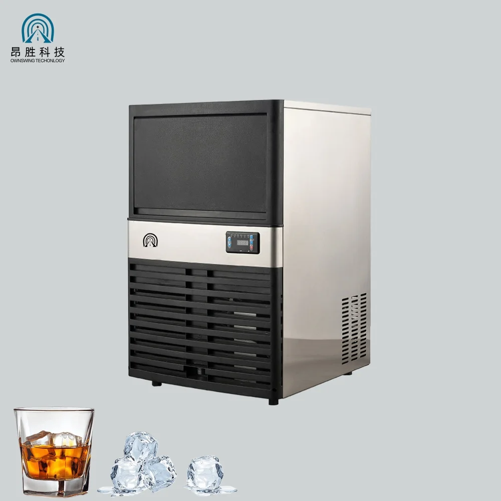 30kg Per Day Air Cooling Ice Cube Making Machine for Home 220V 440W Professional Kitchen Appliance for Party Bar Office