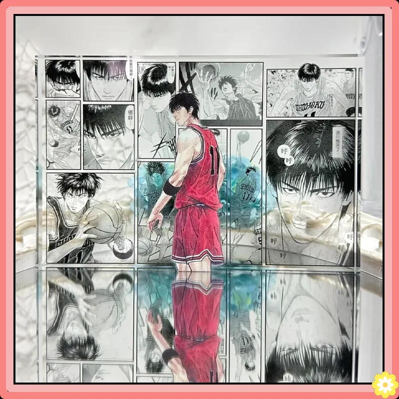 

SLAM DUNK Sakuragi Hanamichi Rukawa Kaede Haruko Acrylic Stand Peripheral Anime Customized High Transparency Acrylic Bricks