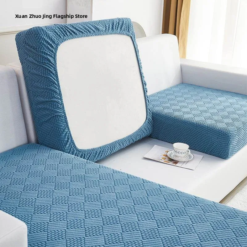 

Universal Fit 2024 New Four Seasons Anti-Slip Elastic Sofa Cover Full Wrap Backrest Cover Couch Cushion Pad Cover