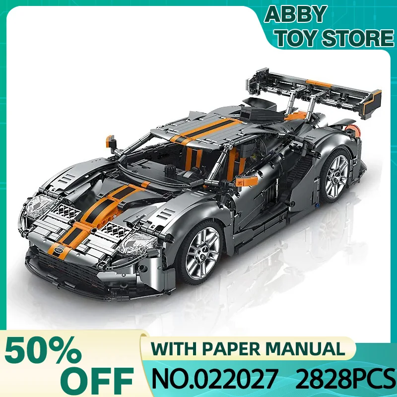 

XMORK 022027 MOC Technical Power Speed Champions GT Racing Car Model Building Blocks Bricks Puzzle Toy Christmas Gifts For Kids