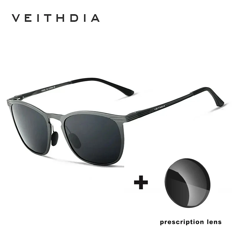 VEITHDIA новый стиль солнцезащитные очки по рецепту алюминиево-магниевая оправа UV400 поляризационные линзы ретро очки мужские женские VPX6630